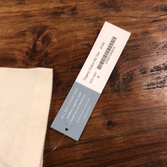 Blue Canoe Organic Cotton Rib Tee Small - Picture 3 of 5